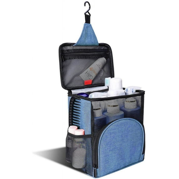 Shower Caddy Tote Bag, Shower Caddy Dorm, Shower Caddy Portable, Hanging Toiletry Bag,Bath Organizer with Quick Dry for Women Men