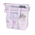 thumbnail image 1 of Shower Caddy With Zipper 2 Pockets Portable Shower Tote Ideal For Gym Travel Camp Beach For Sunscreen, 1 of 9