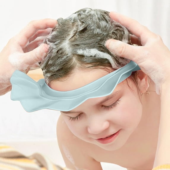 Shower Cap Bath Visor Adjustable Waterproof Shampoo Shield Hair Washing Protector for Adults Adults Bathing Hair Color Treatment Family Care