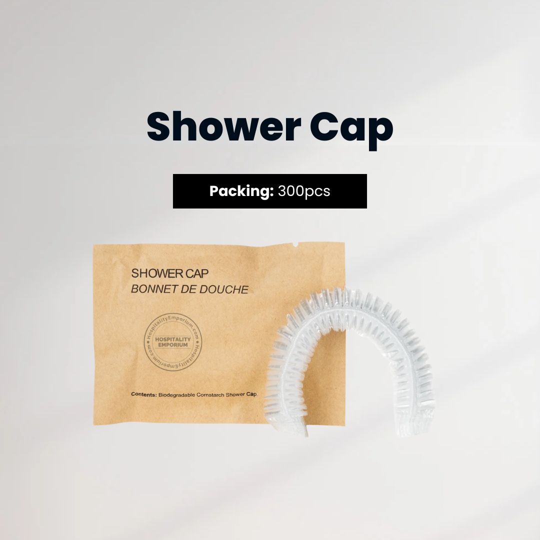 Shower Cap - Contents: Cornstarch Shower Cap 300/cs