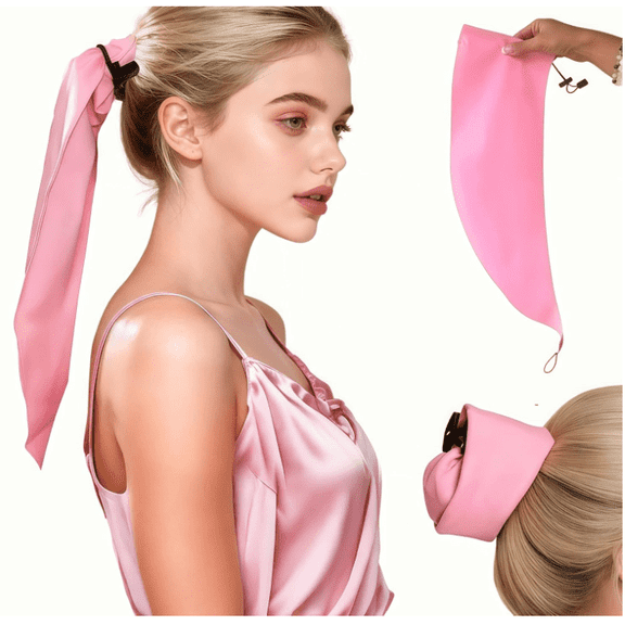 Shower Cap,Crown Washing Shower Cap Ponytail,Reusable Waterproof Hair Sleeve For Long Hair, Adjustable Shower Cap For Styled Long Curly Locs Braids, For Women Shower,Gym,Beach,Travel,Pool