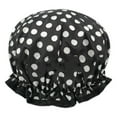 thumbnail image 1 of Shower Cap, Reusable Adjustable Bath Shower Caps for Women Long Hair, Double Layer Waterproof Bathing Shower Hat Hair Protector for Kids Girls Men, 1 of 8