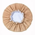 thumbnail image 1 of Shower Cap,Shower Cap for Women Terry Cloth Lined EVA Exterior Reusable Double Layer Waterproof,Large Bath Hair Cap,Hotel Travel Essentials Accessories Cleaning Supplies, 1 of 2