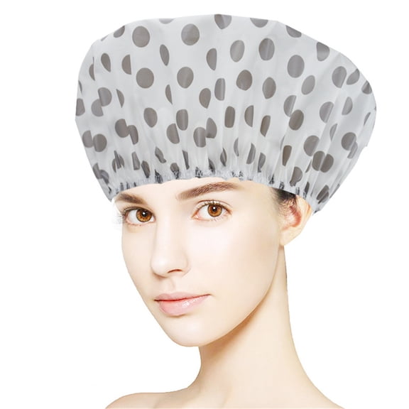 Shower Cap for Women Men Extra Large Waterproof Reusable Elastic Bathing Hair Cap Oversize Hair Cover for Shower Spa Travel