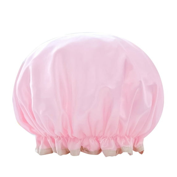 Shower Cap for Women Ultrafine Fiber Lined Bathing Accessory Lightweight Hair