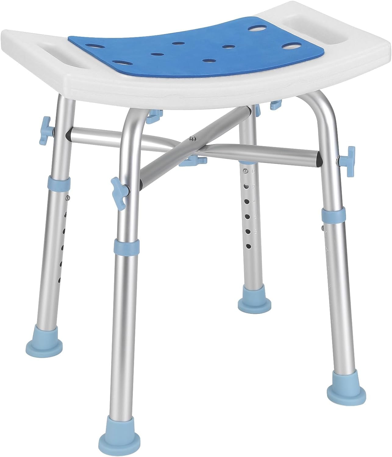 Shower Chair 500lbs Heavy Duty Shower Stool with Padded Bath Seat, Tool