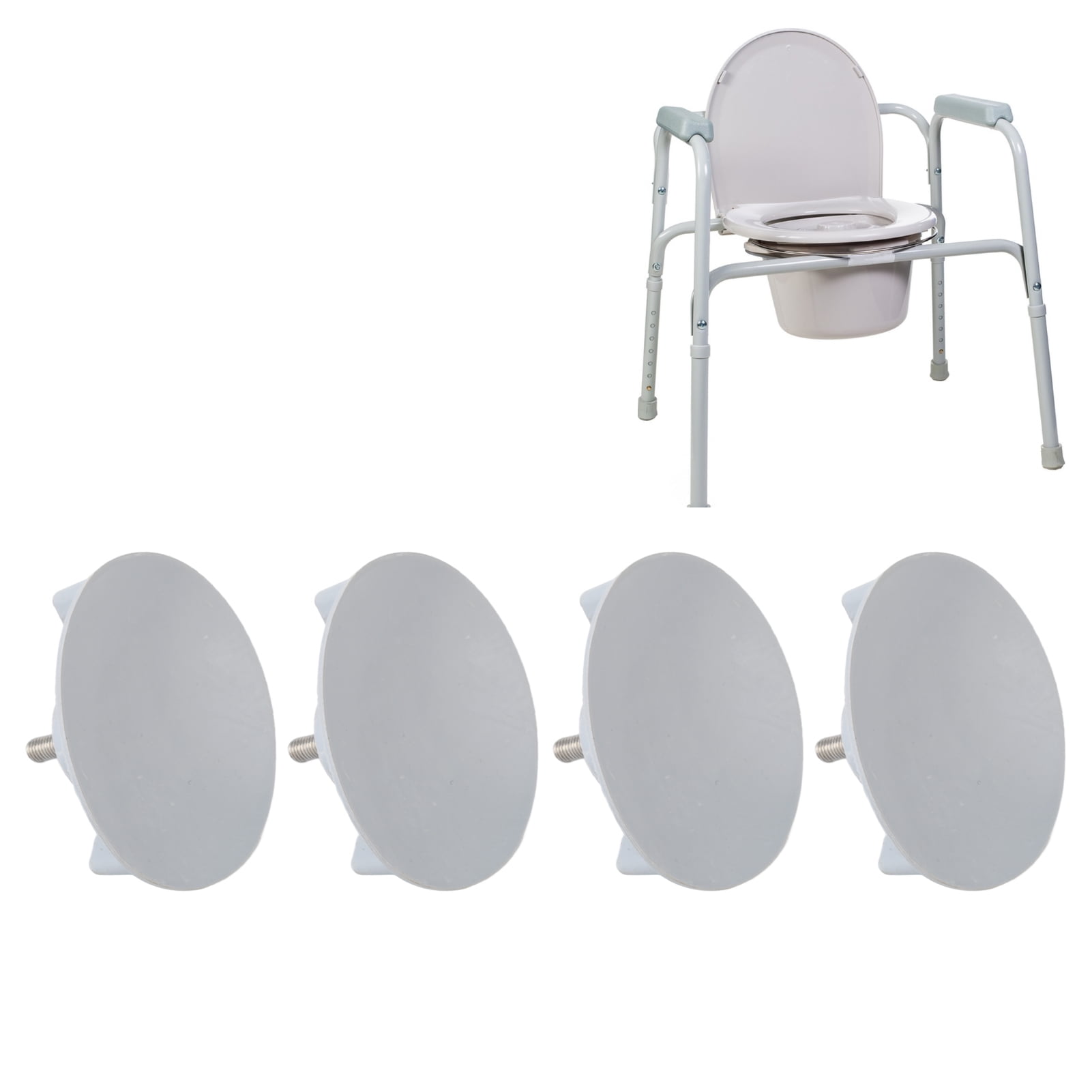 Shower Chair Replacement Feet, 4pcs Strong Shower Replacement Feet