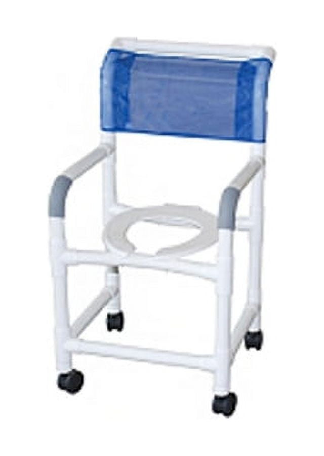 Walmart Deal of 21-Inch Shower Chair with Arms, PVC Frame, Mesh Backrest