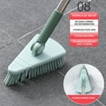 thumbnail image 1 of Shower Cleaner Brush Extendable Pool Cleaning Brush, 19-37 Inch Detachable Removable Rotatable Head Triangle Bathroom Tile Brush Hard Bristles Safe for Ceramic Concrete, 1 of 5
