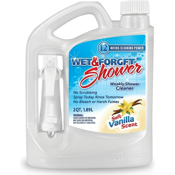 Shower Cleaner Weekly Application Requires No Scrubbing, Bleach-Free Formula, 64 Ounce (Pack of 1)