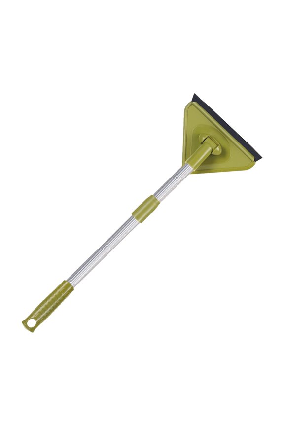 Shower Cleaning Brush 23 Inch Bathtub Brush with Extendable Handle Tile Floor Scrubber with Replaceable Sponge Head Detachable Window Glass Cleaner for Bathroom Kitchen Wall Grout Ceiling Fan Green