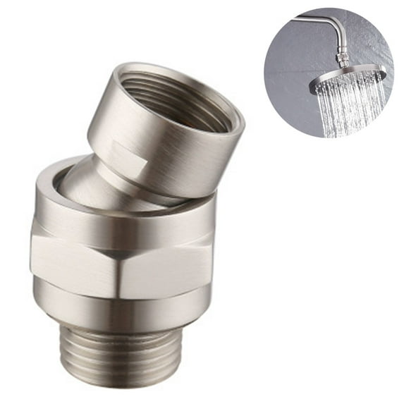 Shower Connector Ball Joint Shower Head Swivel Ball Adapter Adjustable Shower Arm Extension Bright Kitchen Spray Nozzle Adapter Stainless Steel Water for Sink Water Spray Nozzle for Sink 64975Lf-Mwlhp