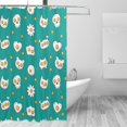 thumbnail image 1 of Shower Curtain 72 x 72 inch - Cute Fried Egg Skull Waterproof Shower Curtain for Bathroom, Washable Shower Curtain Set with Hooks Bathroom Accessories, 1 of 7