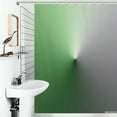 thumbnail image 1 of Shower Curtain Abstract Texture Strange Art Geometric Green Grey Bathroom Waterproof Polyester Home Ration Curtain With Hook, 1 of 4