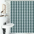 thumbnail image 1 of Shower Curtain Aesthetic Blue Green And White Ripple Bath Curtain Polyester Fabric Bathroom Ration With Hooks, 1 of 4