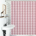 thumbnail image 1 of Shower Curtain Aesthetic Light Pink And White Ripple Polyester Waterproof Home Ration Curtain With Hook, 1 of 4