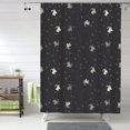 thumbnail image 1 of Shower Curtain, Artsy Cool Sheep Head Stars Moon Waterproof Fabric Plastic Shower Curtain, Drying Fast Bathroom Curtain with 9 Buttonholes, Ruffle Shower Curtain 60x72in, 1 of 8
