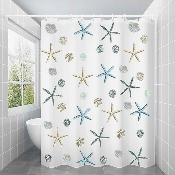 Shower Curtain Bathroom Curtain Partition Curtain Shower Curtain Shower Curtain Mildew-proof Wet And Dry Separation