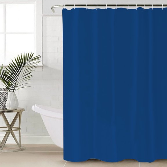 Shower Curtain for Bathroom Minimalism Solid Navy BlueWaterproof Bath Curtains Shower Curtains with Hooks,Modern Pure Color ArtBathroom Curtain Privacy Drapes for Bathtubs Toilet 36x72in