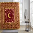 thumbnail image 1 of Shower Curtain for Bathroom Vintage Yellow Moon Star Waterproof Bath Curtains Shower Curtains with Hooks,Boho Traditional Style Bathroom Curtain Privacy Drapes for Bathtubs Toilet 36x72in, 1 of 9