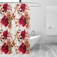 thumbnail image 1 of Shower Curtain, Big Lilies Flowers Washable Shower Curtain for Bathroom, Waterproof Bathroom Shower Curtain Set with Hooks Long Shower Curtain 72x72in Home Decor, 1 of 7
