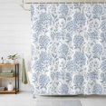 thumbnail image 1 of Shower Curtain Blue Flowers Hydrangea Shower Curtains for Bathroom Decor, Waterproof Polyester Shower Curtain Set with Hooks, Extra Long 72" x 84" Spring Floral Leaf, 1 of 9