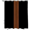 thumbnail image 1 of Shower Curtain Brown Black Shower Curtains for Bathroom Decor Boho Style Shower Curtain Sets with Hooks Waterproof Fabric Bath Curtain Standard 72" X 72", 1 of 5