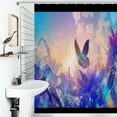 thumbnail image 1 of Shower Curtain Butterfuly Pretty Butterflies Art Bathroom Waterproof Polyester Home Ration Curtain With Hook, 1 of 4