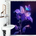 thumbnail image 1 of Shower Curtain Butterfuly Pretty Butterflies Art Polyester Waterproof Home Ration Curtain With Hook, 1 of 4