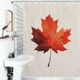 thumbnail image 1 of Shower Curtain Canadian Maple Leaf Bathroom Waterproof Polyester Home Ration Curtain With Hook, 1 of 4