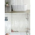 thumbnail image 1 of Shower Curtain, Clear Polyester Shower Curtain, 180cm*180cm Shower Curtain Transparent Shower Curtain Plain Thick Curtain Hotel Solid Color Shower Curtain. Eva, 1 of 4
