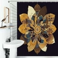 thumbnail image 1 of Shower Curtain Colorful Flower Mandala Polyester Waterproof Home Ration Curtain With Hook, 1 of 4