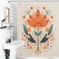 thumbnail image 1 of Shower Curtain Colorful Flower Mandala Polyester Waterproof Home Ration Curtain With Hook, 1 of 4