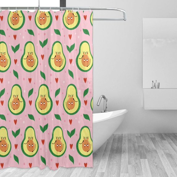 Shower Curtain, Conch Shells Print No.9021 Waterproof Shower Curtain for Bathroom, Washable Bathroom Shower Curtain Set with Hooks Long Shower Curtain 72x72in Home Decor