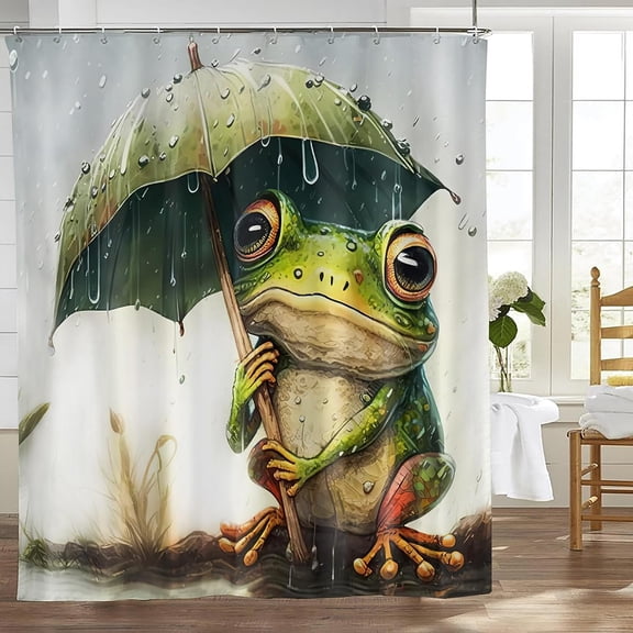 Shower Curtain Cute Bathroom Shower CurtainCartoonBathroom Decor Waterproof Cloth Fabric with 12 Hooks Bathroom Accessories 72x72 Inch