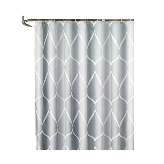 Shower Curtain,Drop Pattern Cloth Curtain 1pc With Printed Bath Printed Bath Water Curtain With Printed Water Drop Pattern Bath Water Drop 1pc Waterproof Curtain Maiju Buzhi Curtain Huiop 1pc