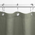 thumbnail image 1 of Natural Linen 36x74" Stall Shower Curtain - Luxurious Leakproof curtain for Tub, Bath and Stall Showers, Made in the USA - Slate, 1 of 10