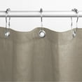 thumbnail image 1 of Shower Curtain, Eco-Friendly Linen Fabric Curtains Bathroom Decor Handmade for Tub and Stall - Made in USA - Wheat, 1 of 10