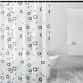 thumbnail image 1 of Shower Curtain - Geometric Shower Curtain Set with Hooks, Modern Decorative Shower Curtains for Bathroom - 72x72 - Style 3, 1 of 5