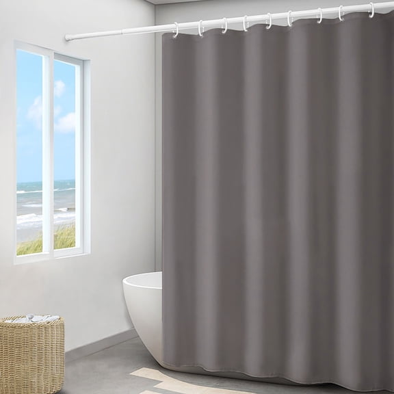 Shower Curtain,Get Shower Curtain Bathroom Fabric With 12 Hooks Art Font Pattern Fun Handwritten Polyester Machine Washable Digital Printing Decoration