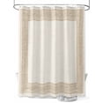 thumbnail image 1 of Shower Curtain Greek Key Design Shower Curtains for Bathroom, Waterproof Polyester Shower Curtain Set with Hooks, Standard Size 66" x 72" Geometric, 1 of 6