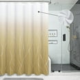 thumbnail image 1 of Shower Curtain Grey Shower Curtain Set for Bathroom Ombre Shower Curtains Stripe Bath Curtains Decorative White Shower Curtain Water Repellent for Hotel Bathtub, 72x72, Grey, 1 of 1