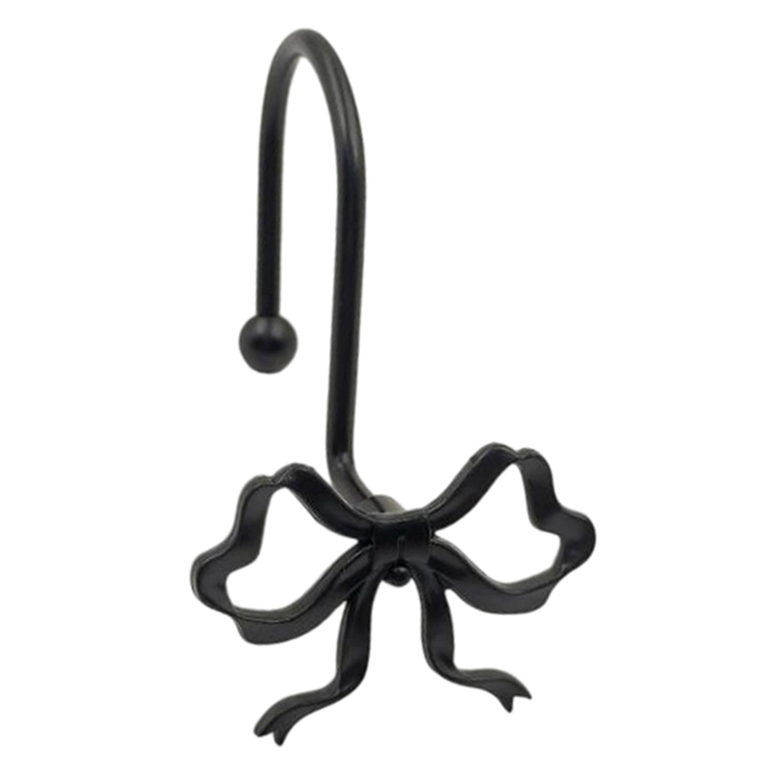 Shower Curtain Hooks, Bow Knot Metal Rings, Decorative Glide Hangers ...