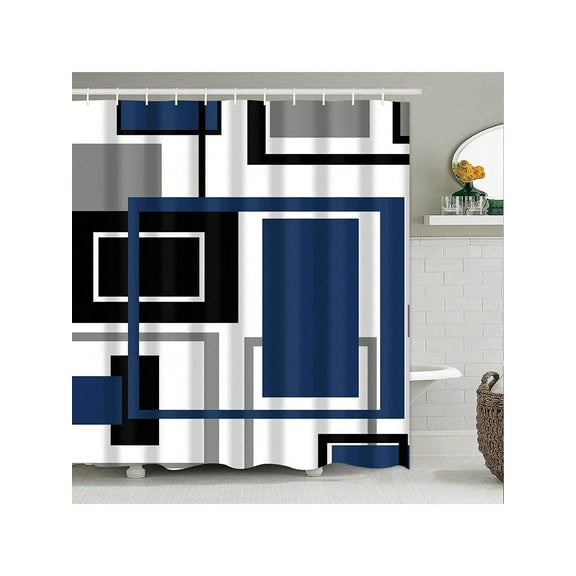 Shower Curtain, Ikfashoni Floral Waterproof Bathroom Curtains 60"(W) X 72"(H)