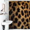 thumbnail image 1 of Shower Curtain Leopard Print Cheetah Spots Polyester Waterproof Home Ration Curtain With Hook, 1 of 4