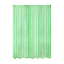 Shower Curtain Liner, 71×71" Clear Waterproof Shower Curtain for Bathroom, Plastic Lightweight EVA Shower Curtain with Heavyweight Stones（Green）