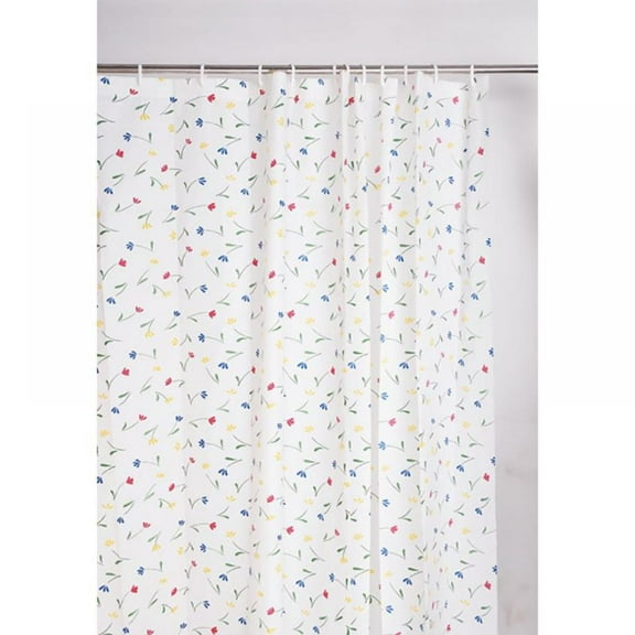 Shower Curtain Liner, 71 Inches by 79 Inches Waterproof PEVA Shower Curtain Liner with Metal Grommets and 12 Plastic Hooks, Thick Plastic Bathroom Liner