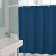 thumbnail image 1 of Shower Curtain Liner,71 x 71 Inch Solid Hotel Quality Fabric Shower Curtain Liner PEVA Lightweight Shower Liner with Grommets Holes and Hooks for Bathroom Machine Washable, 1 of 8