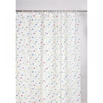 Shower Curtain Liner, 71 x 79 Inch Waterproof PEVA Shower Curtain Liners with Metal Grommets and Plastic Hooks Thick Bathroom Plastic Shower Curtain Liner- Flowers and Plants