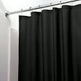 thumbnail image 1 of Shower Curtain Liner Black Machine Washable Vinyl Magnetized, 1 of 4